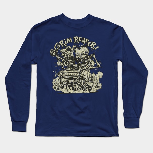 Grim Reaper Burnout 1969 Long Sleeve T-Shirt by JCD666